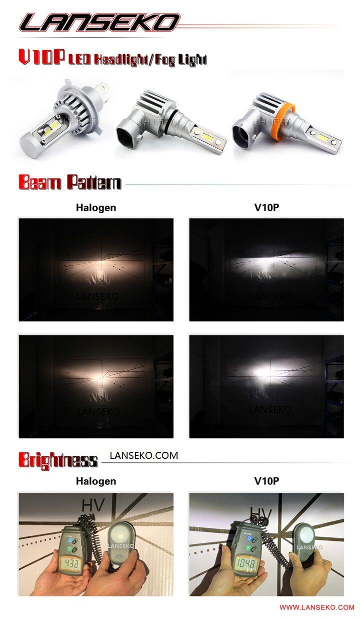 V10P VS Halogen V10P VS Halogen